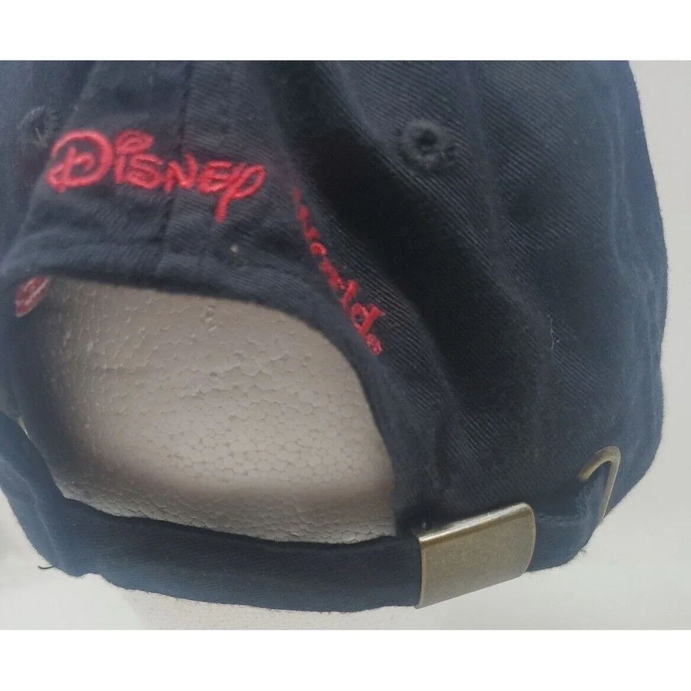 Walt Disney Work Black Mickey Mouse Strap Back Hat Adjustable